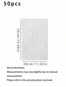 50/100pcs Disposable Face Towels, Soft & Absorbent Bathroom Essentials, Mini Beauty Salon Towels (White) - Multicolor - View 11