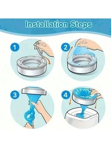 1件/10件通用尿布桶替換袋 - 防漏防臭PEVA材質，便攜易撕，適用於尿布處理，兼容多個品牌垃圾桶 - 多款式 - 查看 5