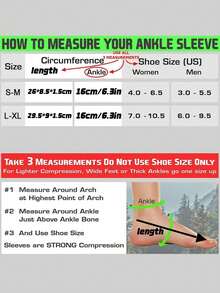 1‑Pair Women's Ankle Support Socks, Elastic Plantar Fasciitis Arch Support Ankle Sleeves, Protector For Swollen, Sore Ankles, Breathable Comfortable,Ideal Accessory For Daily Wear, Walking,Designed Exclusively For Women, Not Suitable For Men - Multicolor - View 3