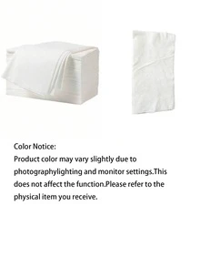 50/100pcs Disposable Face Towels, Soft & Absorbent Bathroom Essentials, Mini Beauty Salon Towels (White) - Multicolor - View 3
