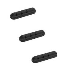 3 Packs Cable Clips - Silicone Adhesive Cord Management Organizer, Wire Holder Hooks For Computer Power Cords, Charging USB Cable, Mouse Cable, Office And Home (7, 5 And 3 Slots) - multicolor - View 16