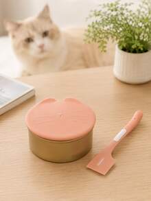 1pc Canned Pet Spoon, Cat And Dog Spoon Pet Feeding Stirring Long-Handled Cat Spoon Canned Special Spoon Pet Canned Spoon. - Multicolor - View 4
