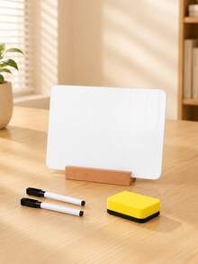 Cirelle Double-Sided Erasable Desktop Whiteboard, Freestanding Reusable Message Board & Writing Tablet For Notes, To Do Lists, Reminders, Drawing, Office Desk, Home Workspace, Kitchen Counter, Daily Planning & Housewarming Gift - multicolor - View 8