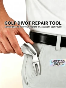 Alat Perbaikan Bekas Pukulan Lapangan Golf Berbentuk Ranjau, Pengisi Bekas Pukulan Lapangan Berbentuk Kerucut, Aksesori Perbaikan Penyok Lapangan Golf Portabel, Hadiah Golf Penting untuk Pegolf - MultiWarna - View 1