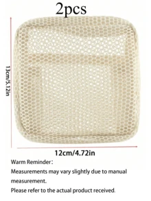 1/2pcs Large Capacity Transparent Mesh Pouch, Portable Travel Organizer, Cosmetic Bag, Makeup Pouch, Sanitary Napkin Pouch, Versatile Storage Case - View 9