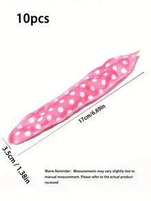10pcs/15pcs Heatless Sponge Curling Irons, Sleeping Curling Irons, Suitable For All Hair Types, Suitable For Big Wavy Curls And Bedtime Curls, Perfect For Slouchy People. Suitable For Daily Curling, As A Gift, Christmas, Thanksgiving, Hair Curlers, - Multicolor - View 14