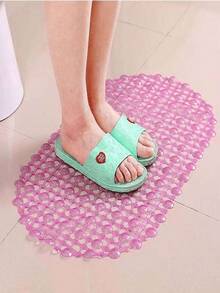 1pc Bathroom Non-Slip Mat With Suction Cups For Shower Room, Bathtub And Toilet - Multicolor - View 6
