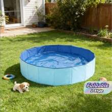 Pet Foldable Shower And Bathtub, Portable Pet Pool, Movable Dog Pool, Foldable Pet Pool, Small Portable Pool, Suitable For Large, Medium, Small Dogs And Cats Universal Swimming Pool - Multicolor - View 1