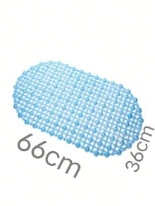1pc Bathroom Non-Slip Mat With Suction Cups For Shower Room, Bathtub And Toilet - Multicolor - View 3