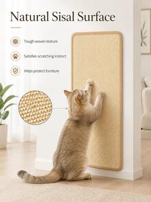 3 Styles Sisal Cat Scratching Mat, Anti‑Scratch Sofa Protector Cat Scratcher Pad, No Litter Durable Cat Claw Grinding Mat For Cat Scratch Post Replacement - Multicolor - View 4