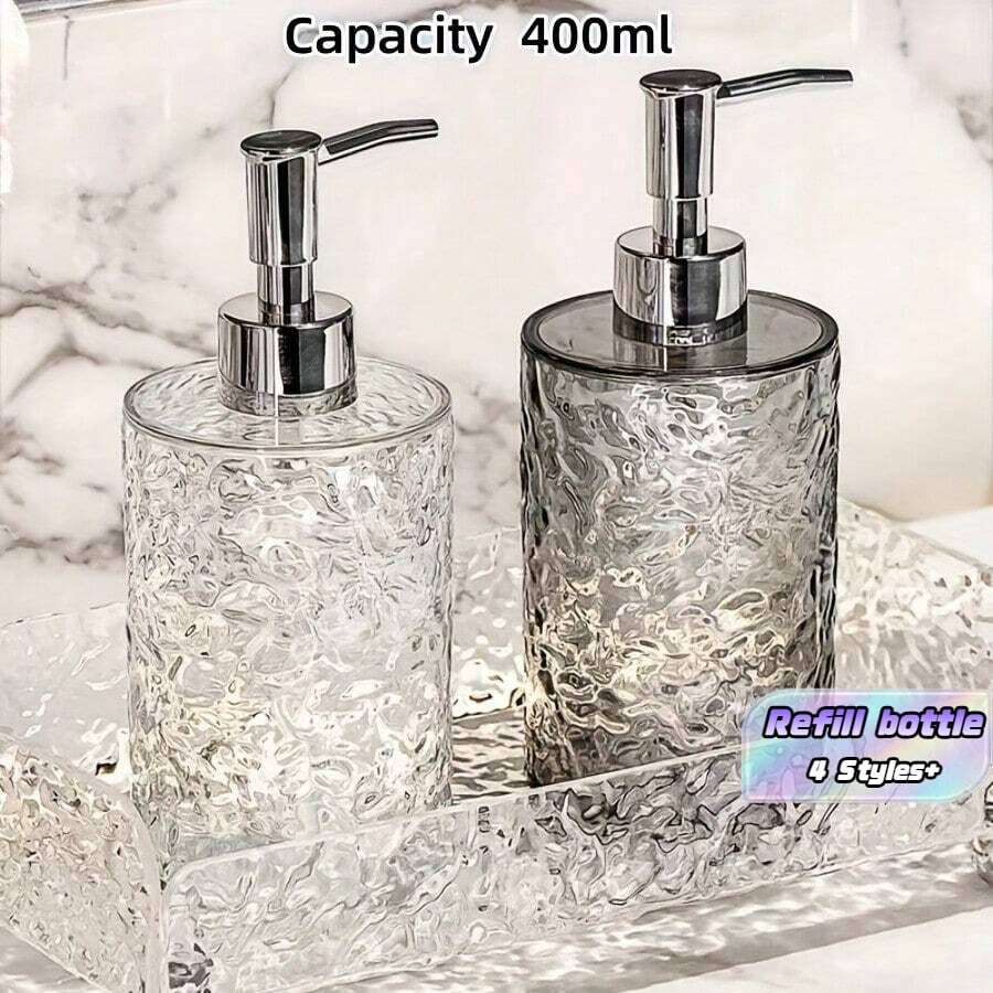 Botol Dispenser Sabun Tangan Mewah - Botol Gel Mandi yang Dapat Digunakan Kembali dengan Pompa Mandi Dekoratif untuk Dekorasi Rumah, Musim Gugur, dan Kembali ke Sekolah - warna-warni - View 1