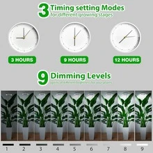 Adjustable Height Indoor Plant Grow Light With Auto Timer,Full‑Spectrum 5V Low‑Voltage USB Powered Growing Lamp For Home Houseplants - Black and White - View 3