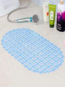 1pc Bathroom Non-Slip Mat With Suction Cups For Shower Room, Bathtub And Toilet - Multicolor - View 2