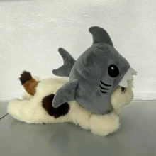 PETSIN 1pc Soft, Plush, Fun Shark-Shaped Pet Headgear, Suitable For Dogs And Cats. Adjustable, An Adorable Accessory, Perfect For Everyday Wear, Photoshoots, Parties, And Holiday Pet Props. - Multicolor - View 3