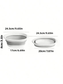 1pc Foldable Pet Bath Tub For Small Dogs Cats With Drainage Design Portable Puppy Shower Basin Anti Slip Non Leak Collapsible Cat Dog Bathtub For Home Travel Grooming Accessories Gift - Multicolor - View 3