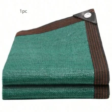 90% Blackout Privacy Shade Net - 90% Uv Protection, Wind-Resistant Sun Shade Net With Black Edges And Eyelets, Suitable For Balcony, Gazebo, Yard, Comes With Tie-Down Straps - Dark Green - View 15