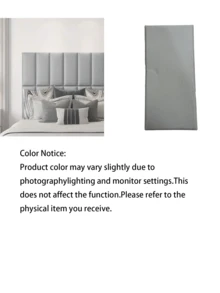 6pcs Thickened 3D Headboard Wall Panels, Tatami Frame Wallpaper, 50cm X 23cm, Peel And Stick, Easy Installation, Suitable For: Bedroom Living Room Anti-Collision Soft Wall Padding, Headboard Protection Pad - 6 Soft-pack - View 5