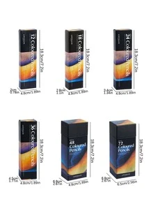 1pc Popular Stationery Color Lead Wholesale Set 12-72 Color Oil Colored Pencil Drawing Color Pencil Designer Brush - Colored pencils 2 - View 4