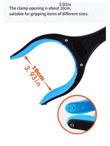 Portable Steel Litter Pickup Tongs, Extend Reach Trash Claw For Home, Sanitary Forceps Litter Picker Tool, No Bending Over - multicolor - View 4
