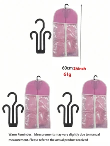 3pcs Wig Storage Bag Set, Wig Holder Rack, Wig Organizer, Can Store Multiple Wigs, Wig Storage - View 10