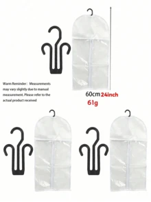 3pcs Wig Storage Bag Set, Wig Holder Rack, Wig Organizer, Can Store Multiple Wigs, Wig Storage - View 11