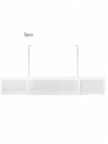 1pc/2pcs/3pcs Retractable Air Conditioner Wind Deflector Anti-Direct Blowing Universal Windshield Wall-Mounted Household Air Outlet Baffle Cold Air Guide Upgraded Thickened Pp Material - Multicolor - View 9