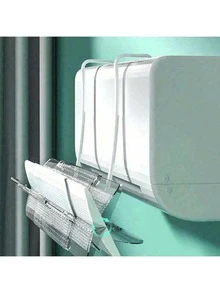 1pc/2pcs/3pcs Retractable Air Conditioner Wind Deflector Anti-Direct Blowing Universal Windshield Wall-Mounted Household Air Outlet Baffle Cold Air Guide Upgraded Thickened Pp Material - Multicolor - View 3