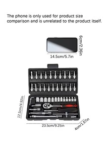 Multifunctional Hex Socket Ratchet Wrench Set For Home, Car And Vehicle Repair, Quick Socket Combination Wrench - View 3