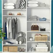 Adjustable Storage Rack - No-Drill Expandable Wardrobe, Kitchen, Bathroom Organizer | Space-Saving Extendable Rack Set, Suitable For Most RVs, Non-Electric - Multicolor - View 4