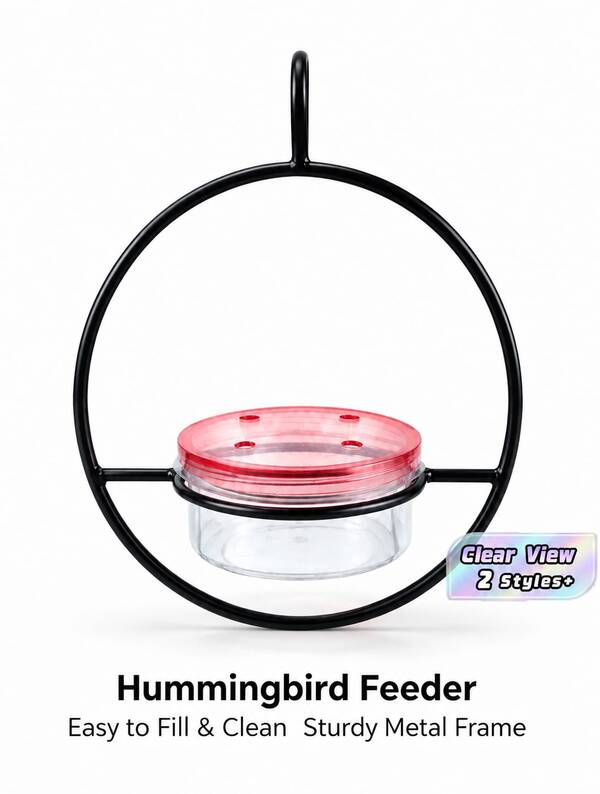 Hängender Doppelnutzen-Vogelfutterspender für Vogelfutter und Trinkwasser, rustikale Outdoor-Garten- und Hofdekoration, praktisches Geschenk für Vogelliebhaber, Wildtierbedarf