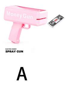 Zazumi 1pc Raining Money Banknote Gun 100pcs Toy Money Fashion Party Outdoor Games Fun Funny Gift Fun Shooting Prop For Birthday Wedding Nightclub Celebration - multicolor - View 11