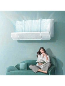 1pc/2pcs/3pcs Retractable Air Conditioner Wind Deflector Anti-Direct Blowing Universal Windshield Wall-Mounted Household Air Outlet Baffle Cold Air Guide Upgraded Thickened Pp Material - Multicolor - View 5