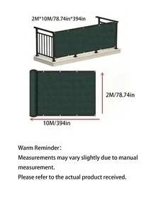 Balcony Privacy Sun Shade | 90% Sun Shading And UV Protection, Windproof And Dustproof, Suitable For Outdoor Balcony, Garden, Patio, Swimming Pool, Available In Multiple Colors - 1 Piece Of Any Color - View 17