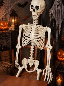 1 Piece Oversized Giant Halloween Skull Prop, Spooky Horror Style Skeleton Ornament, Perfect Scene Layout Decoration For Haunted House, Bar Interior And All Kinds Of Halloween Themed Parties - A - View 2