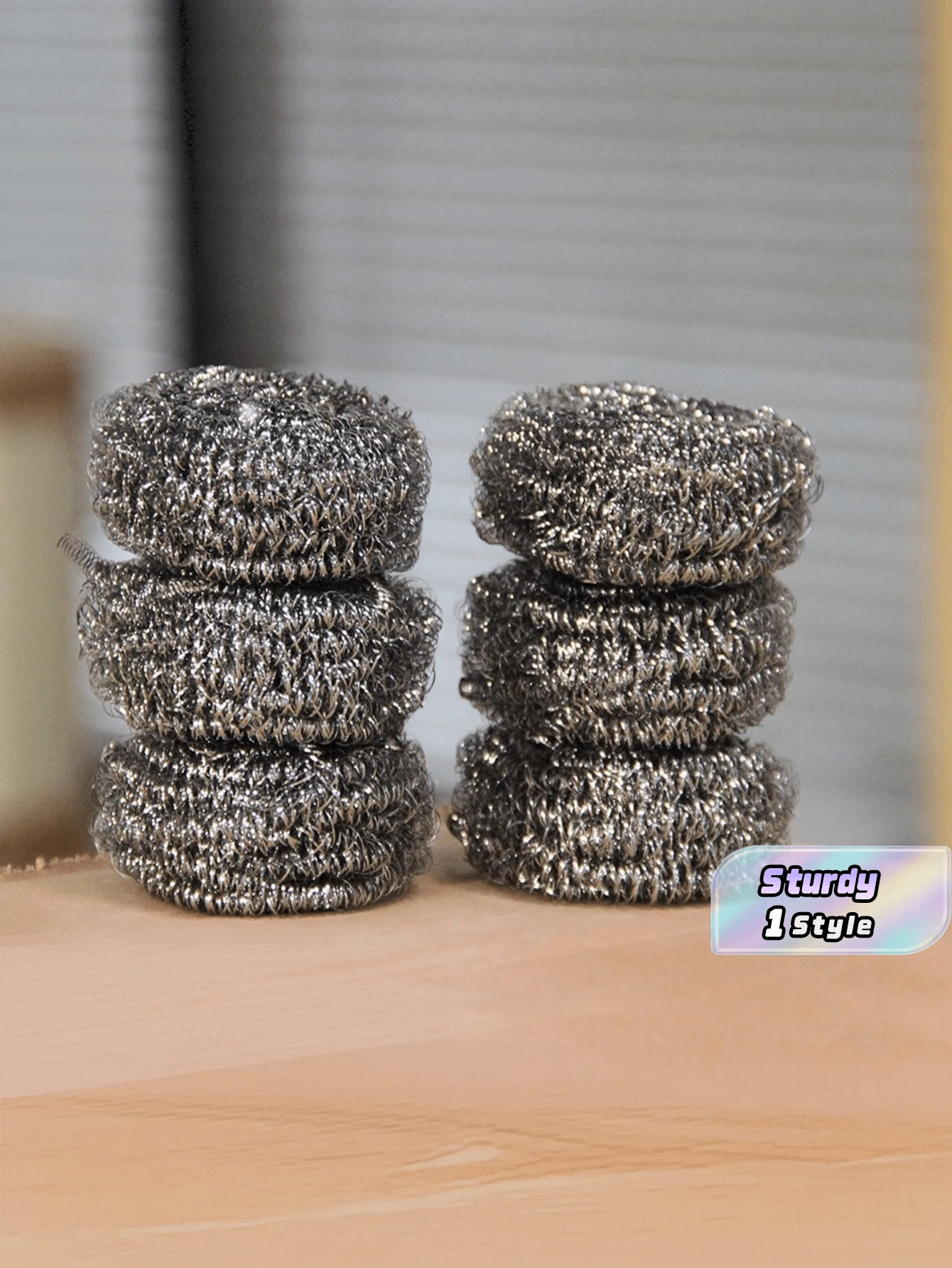 50/24pcs Magic Steel Wire Ball Stainless Steel Heavy-Duty Ball, Used For Dishwashing, Cleaning, Washing, Kitchen Pot Rust Removal And Cleaning Tools, Single Without Independent Packaging - multicolor - View 1