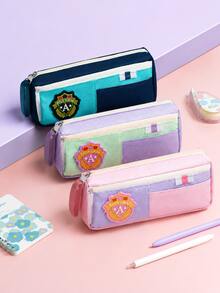 New Pencil Case For Middle And High School Students, Large Capacity Pencil Case For Boys And Girls, Stationery Learning Set - multicolor - View 4