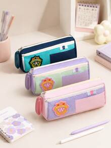 New Pencil Case For Middle And High School Students, Large Capacity Pencil Case For Boys And Girls, Stationery Learning Set - multicolor - View 8