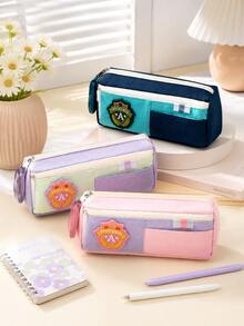 New Pencil Case For Middle And High School Students, Large Capacity Pencil Case For Boys And Girls, Stationery Learning Set - multicolor - View 7