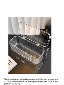 1pc/15pcs Acrylic Bracelet Storage Box, Transparent Anti-Oxidation Portable Box For Bracelets, Fidget Toys, Crystal Jewelry, Nail Polish Accessories, Trinkets - Transparent - View 15