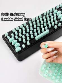 Silicone Keyboard Stickers For Manicure‑Typing, Manicure Keycaps For Girls, Anti‑Damage Keyboard‑Typing Gadget For Long Nails - View 2