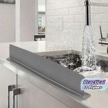 Silicone Sink Splash Guard – Flexible Waterproof Splash Guard Suitable For Kitchen Sinks, Bathroom Wash Basins, Dishwashing Basins And Vegetable Basins, Countertop Water Stopper, Laboratory Sink Protector, Reusable Kitchen Sink Accessory, - View 1
