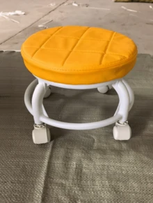1 Buah Kursi Rendah Beroda Universal Nyaman untuk Duduk Panjang, Membantu Mengganti Sepatu dan Bayi, Cocok untuk Rumah, Ruang Tamu, dan Apartemen Sewa. - MultiWarna - View 10