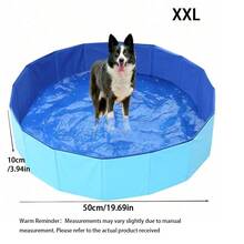 Pet Foldable Shower And Bathtub, Portable Pet Pool, Movable Dog Pool, Foldable Pet Pool, Small Portable Pool, Suitable For Large, Medium, Small Dogs And Cats Universal Swimming Pool - Multicolor - View 9