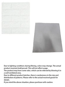 20/30pcs Remove Self-Adhesive Wallpaper 3D Waterproof PVC Foam Wallpaper Moisture-Proof Resistant Easy To Paste Room Bedroom Living Room Bathroom Nursery, Fun, Bohemian Style, Rental Home Family Office Wall - multicolor - View 2