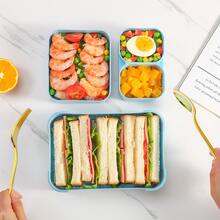 A Large‑Capacity, Reusable, Portable Microwave Lunchbox, Food Storage Container, Salad Container, And Fruit Container. Ideal For The Office, Outdoor Travel, And Back‑To‑School Season. - Multicolor - View 4