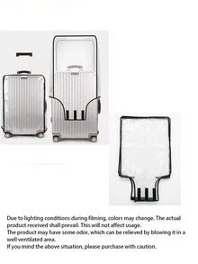 Luggage Protective Cover Transparent Thickened Wear-Resistant Waterproof Trolley Case Travel Leather Cover - Many - View 2