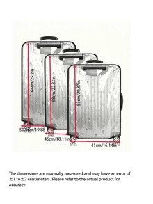Luggage Protective Cover Transparent Thickened Wear-Resistant Waterproof Trolley Case Travel Leather Cover - Many - View 7