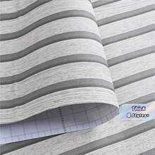 Gray Wood Grain Peel And Stick Wallpaper, Waterproof Removable Self-Adhesive Wood Wall Sticker For Cabinet, Bedroom, Living Room & Bathroom Decor,Width 45cm/17.72inch, Optional Length - multicolor - View 1