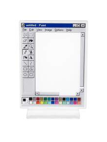 Joivida 3-Inch Acrylic Photo Frame, Retro Computer Paint Window Design Instant Photo Holder, Cute Tabletop Picture Display Stand For Desk, Bedroom, Office, Living Room, Travel Memories, Birthday, Holiday & Novelty Gift - multicolor - View 15