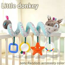 MINKOJA Cute Pink Elephant And Rabbit Car Seat Toys, Infant Carseat Hanging Stroller Accessories, Newborn Toys For Car Seat Stroller Crib Bassinet Mobile With Mirror, BB Squeaker And Rattles, Ideal Gifts,Easter,Easter Gift,Childen's Day,Baby Stuff,Baby Essentials,Baby Toys,Baby Car Seat & Stroller Toys - Multicolor - View 11
